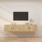 Tv-meubel 2 st 100x34,5x40 cm sonoma eiken