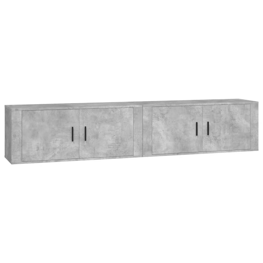 Tv-Wandmeubels 100X34,5X40 Cm 2 100 cm Betongrijs
