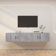 Tv-meubel 100x34,5x40 cm grijs eiken