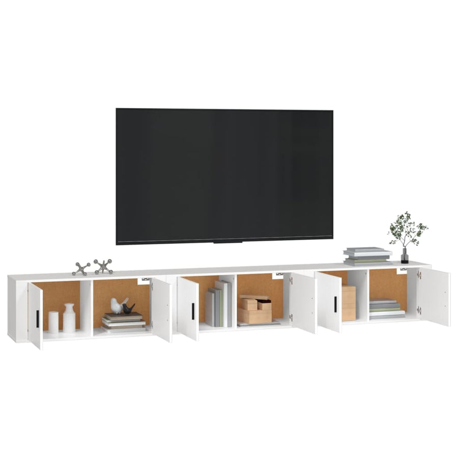 Tv-Wandmeubels 100X34,5X40 Cm 100 cm Wit