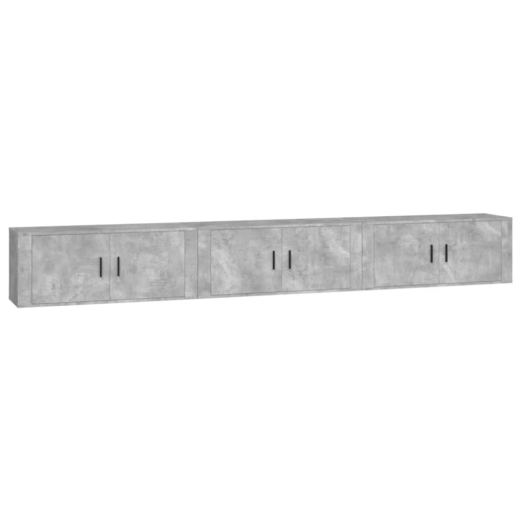 Tv-Wandmeubels 100X34,5X40 Cm 100 cm Betongrijs
