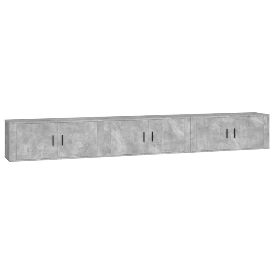 Tv-Wandmeubels 100X34,5X40 Cm 100 cm Betongrijs
