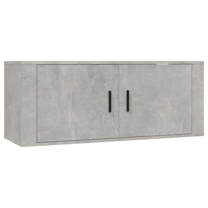 Tv-Wandmeubels 100X34,5X40 Cm 100 cm Betongrijs