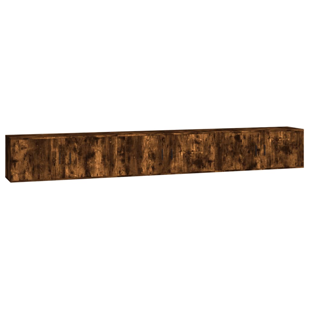 Tv-Wandmeubels 100X34,5X40 Cm Kleurig 100 cm Gerookt eiken