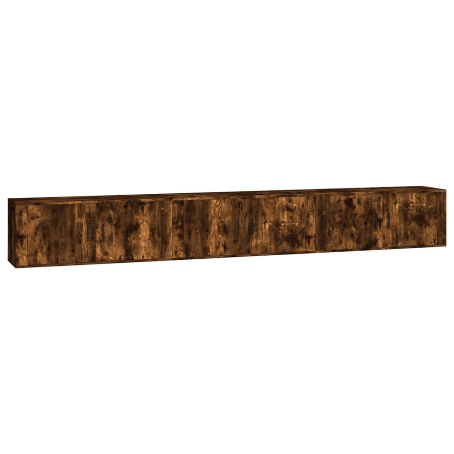 Tv-Wandmeubels 100X34,5X40 Cm Kleurig 100 cm Gerookt eiken