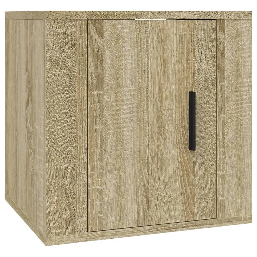 -Delige Tv-Meubelset Bewerkt Hout Kleurig 6 Sonoma eiken