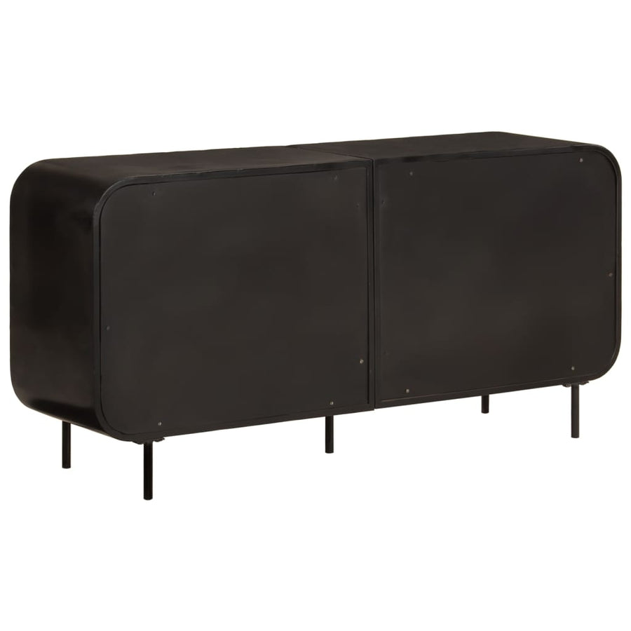 Dressoir 140x35x70 cm massief gerecycled hout en metaal