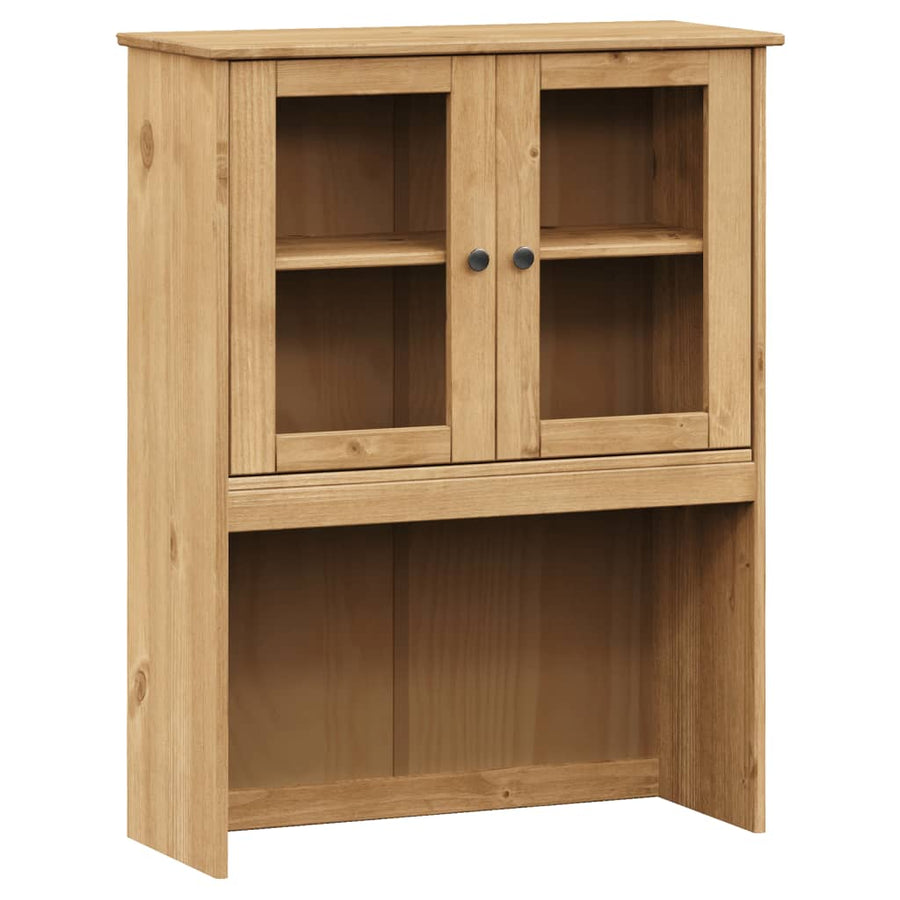 Hoge Kast Vigo 78X40X175 Cm Massief Grenenhout Bruin Met 2 deuren