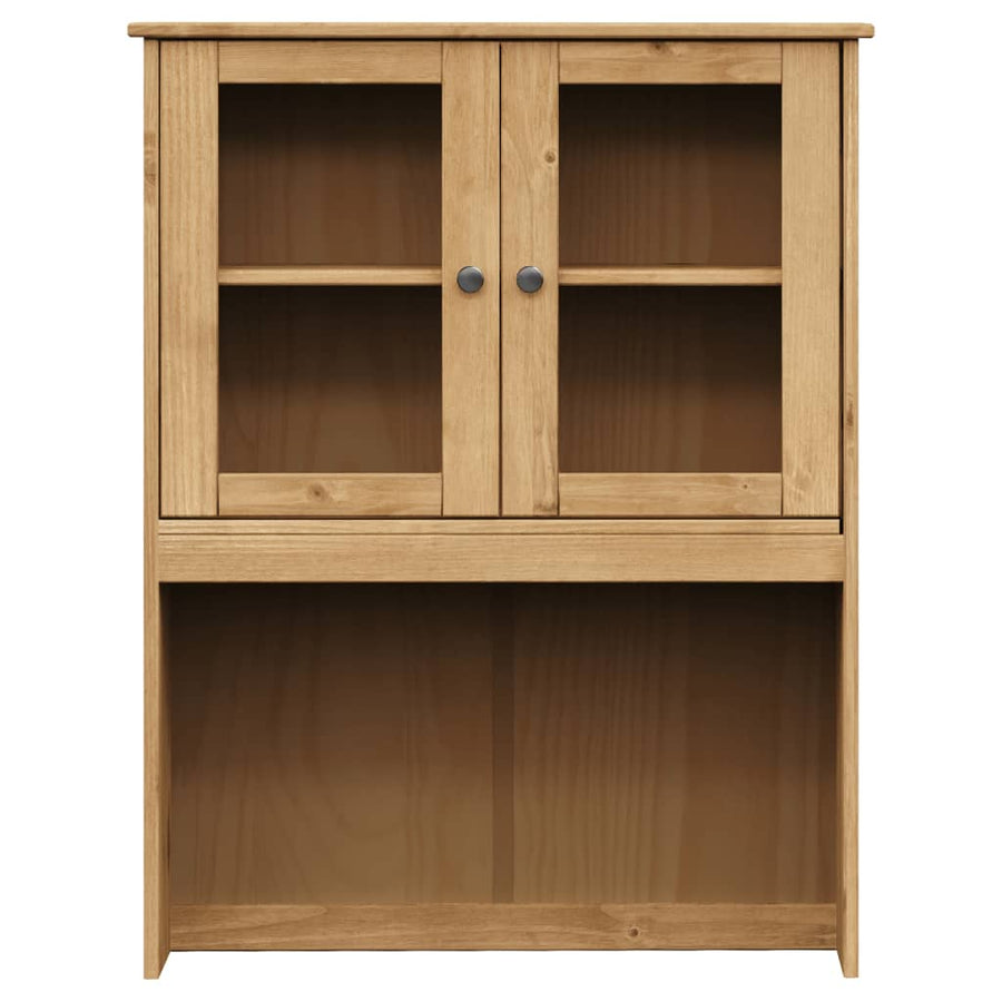 Hoge Kast Vigo 78X40X175 Cm Massief Grenenhout Bruin