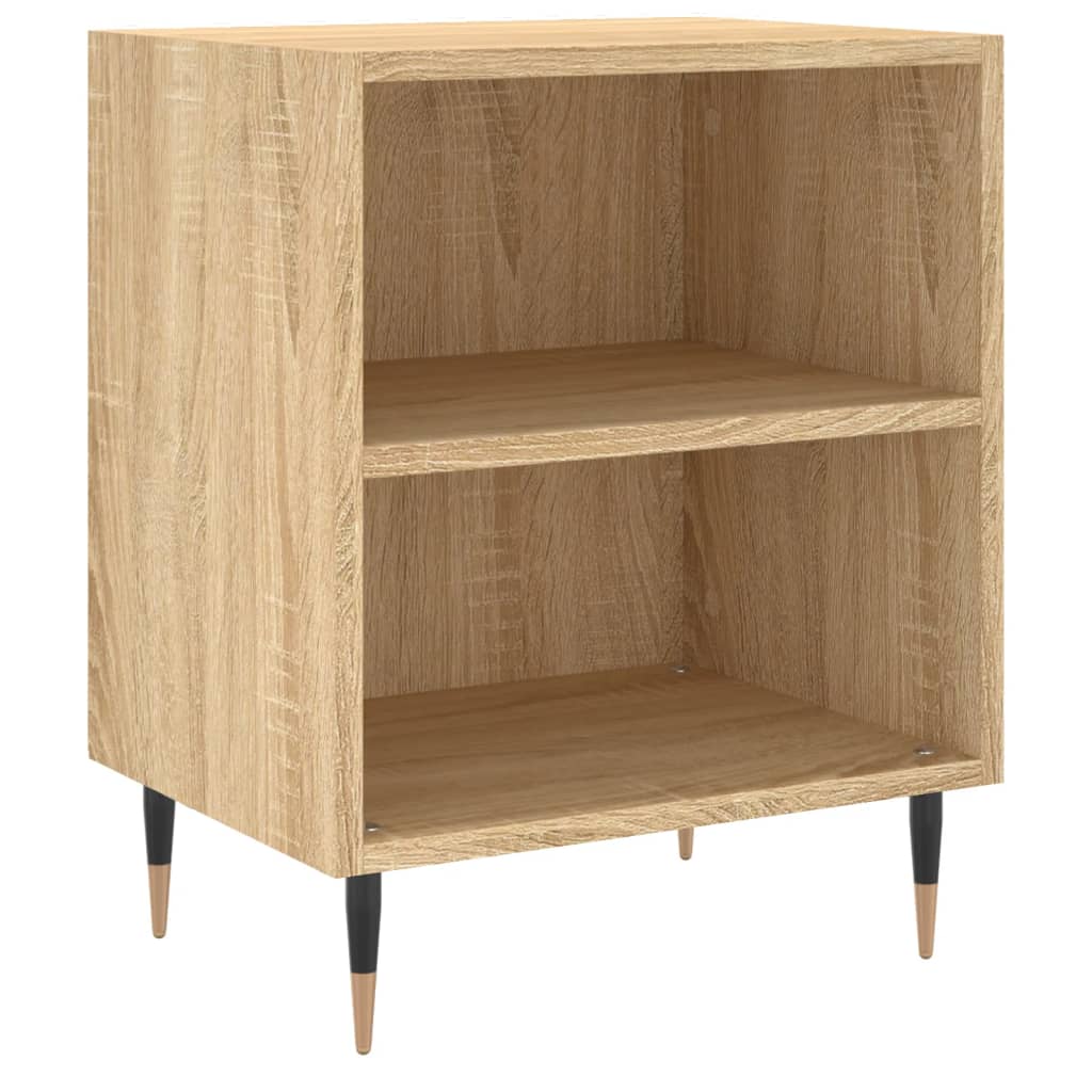 Nachtkastjes 2 St 40X30X50 Cm Bewerkt Hout Sonoma Eikenkleurig