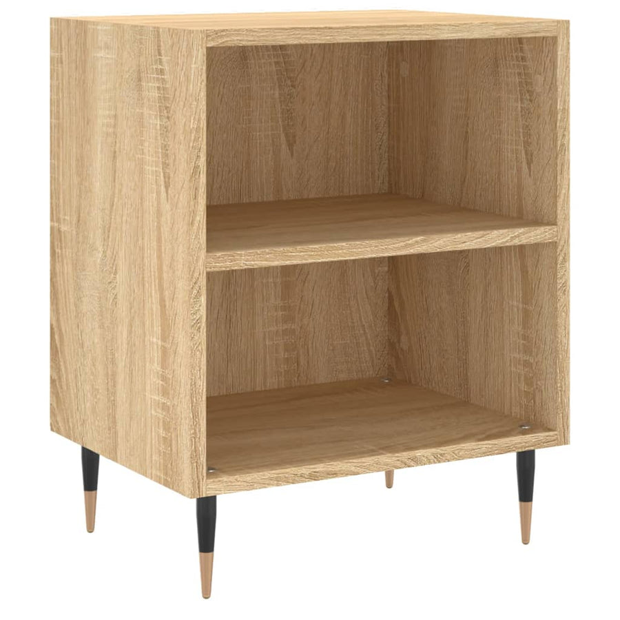 Nachtkastjes 2 St 40X30X50 Cm Bewerkt Hout Sonoma Eikenkleurig