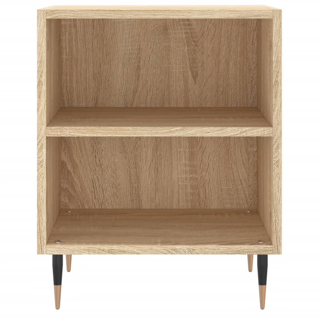 Nachtkastjes 2 St 40X30X50 Cm Bewerkt Hout Sonoma Eikenkleurig