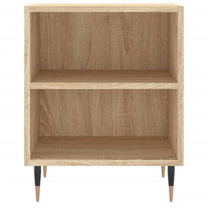 Nachtkastjes 2 St 40X30X50 Cm Bewerkt Hout Sonoma Eikenkleurig
