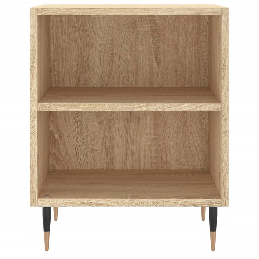 Nachtkastjes 2 St 40X30X50 Cm Bewerkt Hout Sonoma Eikenkleurig