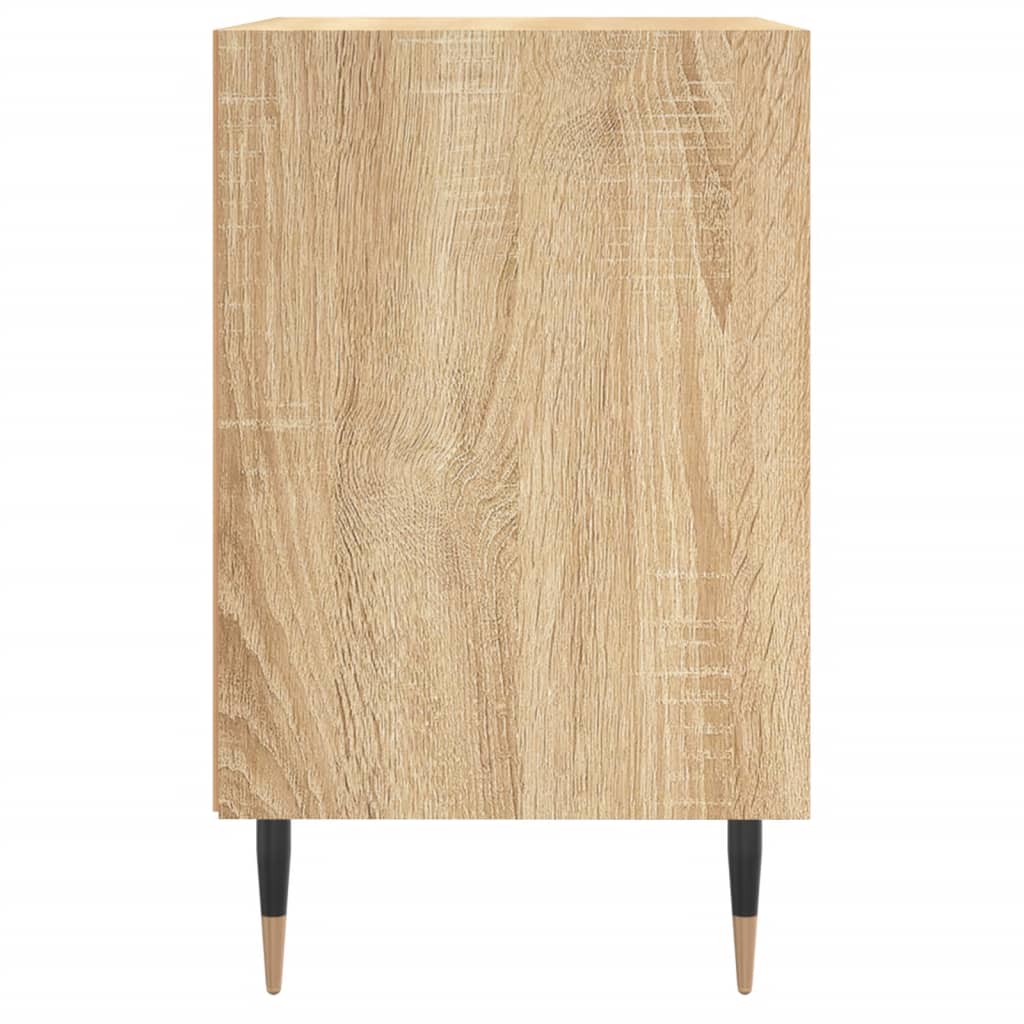 Nachtkastjes 2 St 40X30X50 Cm Bewerkt Hout Sonoma Eikenkleurig