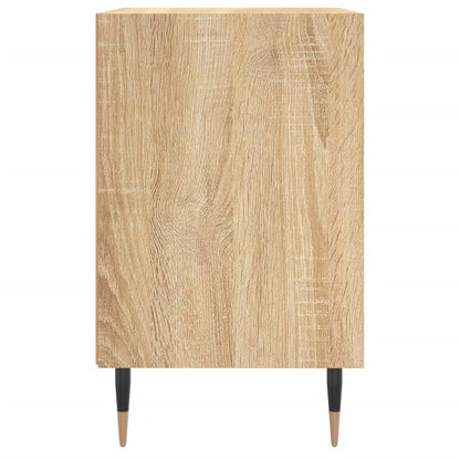 Nachtkastjes 2 St 40X30X50 Cm Bewerkt Hout Sonoma Eikenkleurig
