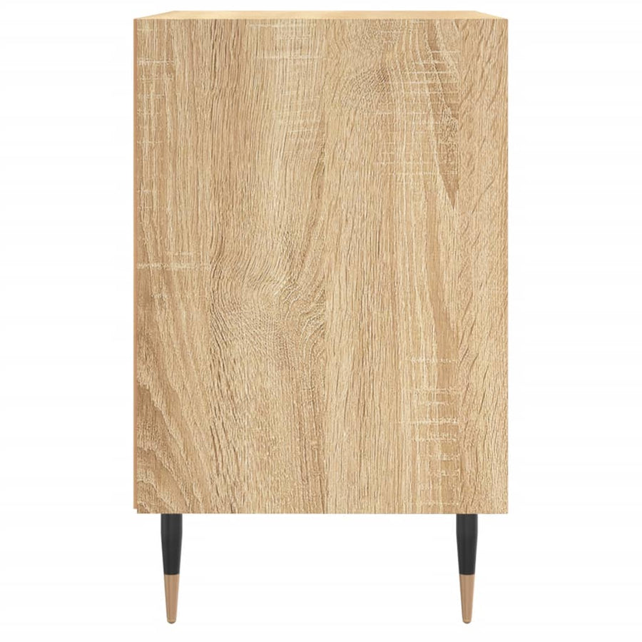 Nachtkastjes 2 St 40X30X50 Cm Bewerkt Hout Sonoma Eikenkleurig