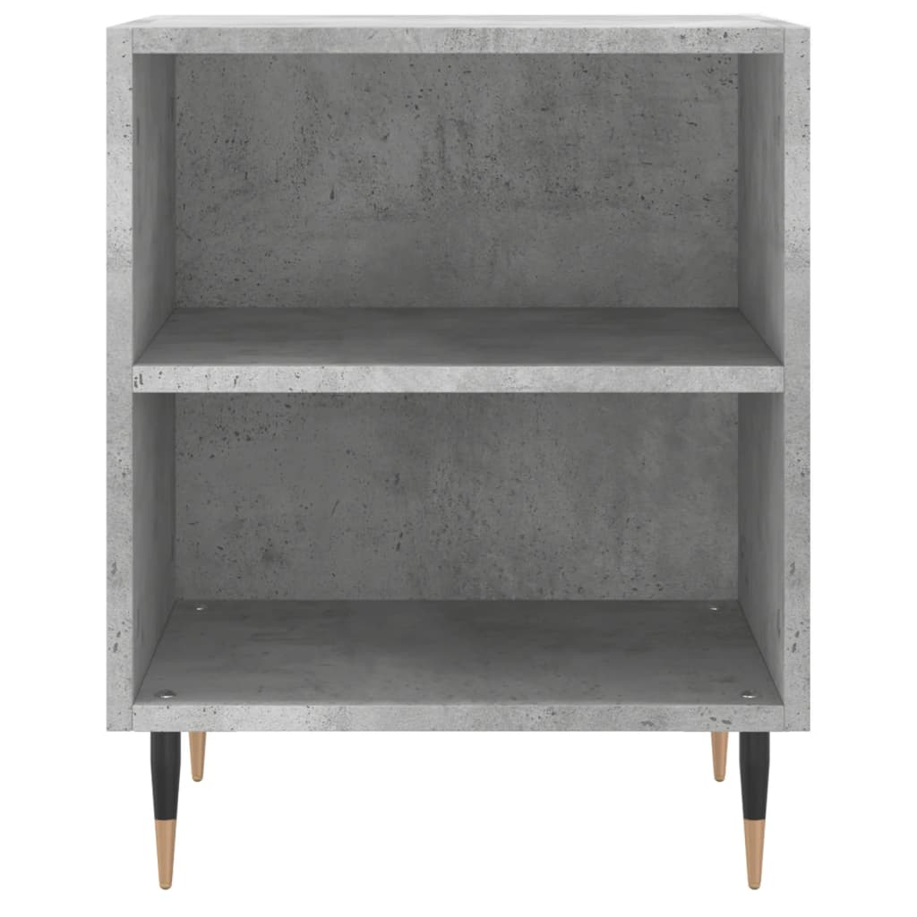 Nachtkastjes 2 St 40X30X50 Cm Bewerkt Hout Betongrijs