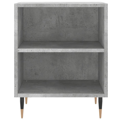 Nachtkastjes 2 St 40X30X50 Cm Bewerkt Hout Betongrijs