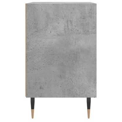 Nachtkastjes 2 St 40X30X50 Cm Bewerkt Hout Betongrijs