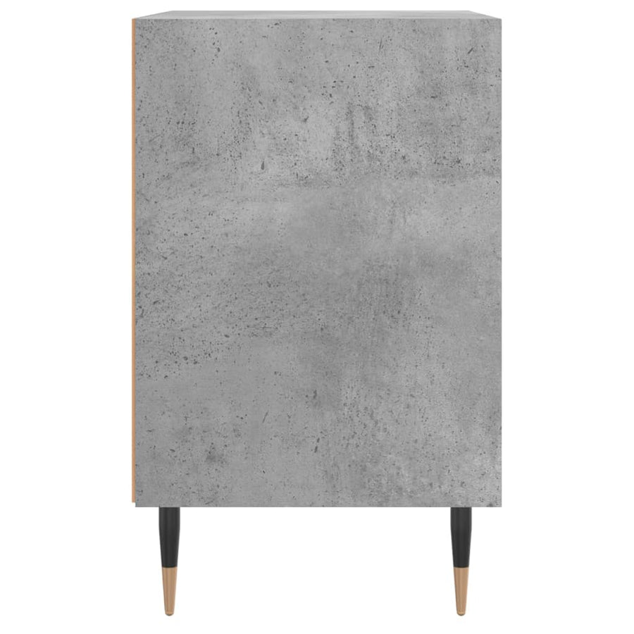 Nachtkastjes 2 St 40X30X50 Cm Bewerkt Hout Betongrijs