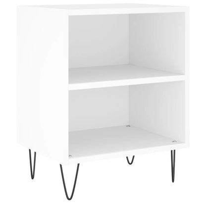 Nachtkastjes 2 St 40X30X50 Cm Bewerkt Hout Wit