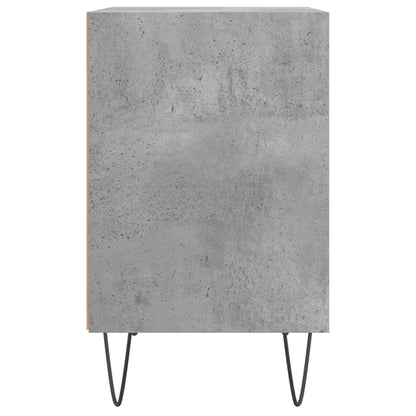 Nachtkastjes 2 St 40X30X50 Cm Bewerkt Hout Betongrijs