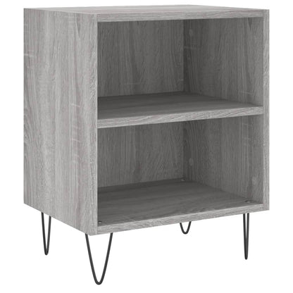 Nachtkastjes 2 St 40X30X50 Cm Bewerkt Hout Grijs Sonoma Eiken