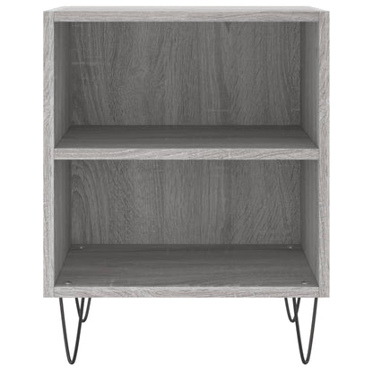 Nachtkastjes 2 St 40X30X50 Cm Bewerkt Hout Grijs Sonoma Eiken