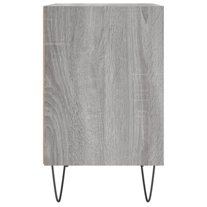 Nachtkastjes 2 St 40X30X50 Cm Bewerkt Hout Grijs Sonoma Eiken