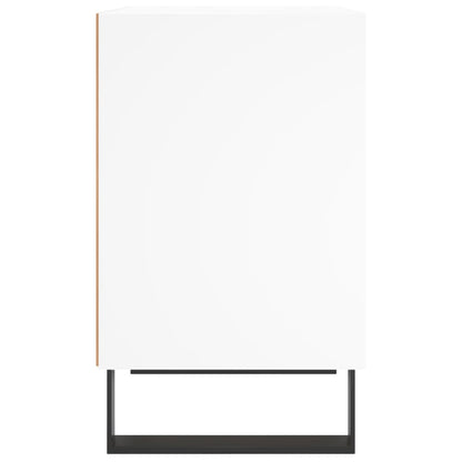 Nachtkastjes 2 St 40X30X50 Cm Bewerkt Hout Wit