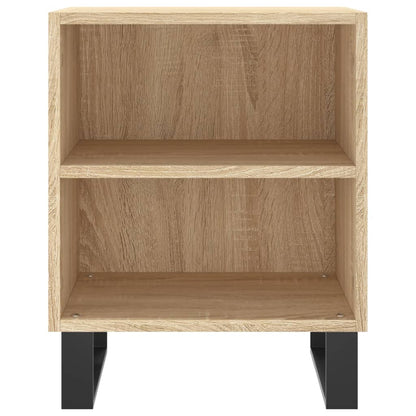 Nachtkastjes 2 St 40X30X50 Cm Bewerkt Hout Sonoma Eikenkleurig