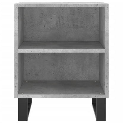 Nachtkastjes 2 St 40X30X50 Cm Bewerkt Hout Betongrijs