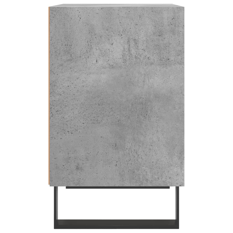 Nachtkastjes 2 St 40X30X50 Cm Bewerkt Hout Betongrijs