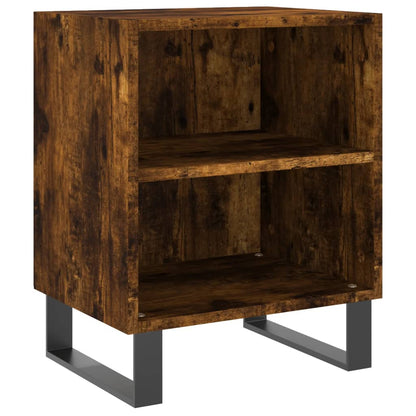 Nachtkastjes 2 St 40X30X50 Cm Bewerkt Hout Gerookt Eikenkleurig