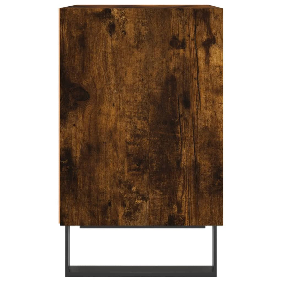 Nachtkastjes 2 St 40X30X50 Cm Bewerkt Hout Gerookt Eikenkleurig