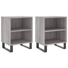 Nachtkastjes 2 St 40X30X50 Cm Bewerkt Hout Grijs Sonoma Eiken