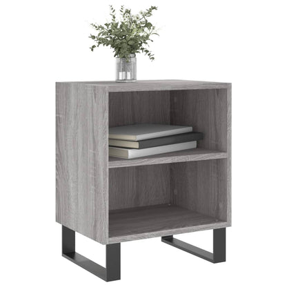 Nachtkastjes 2 St 40X30X50 Cm Bewerkt Hout Grijs Sonoma Eiken