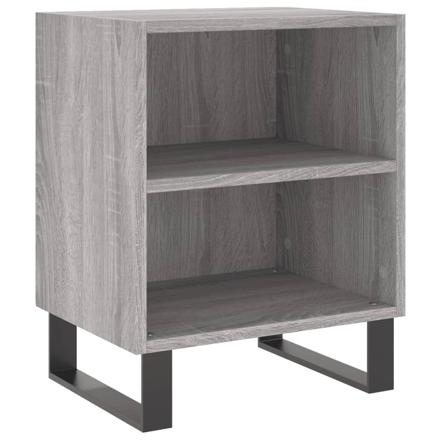 Nachtkastjes 2 St 40X30X50 Cm Bewerkt Hout Grijs Sonoma Eiken