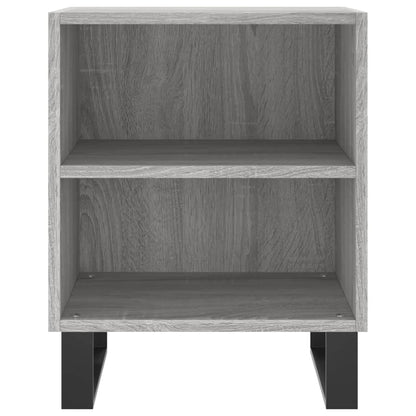 Nachtkastjes 2 St 40X30X50 Cm Bewerkt Hout Grijs Sonoma Eiken