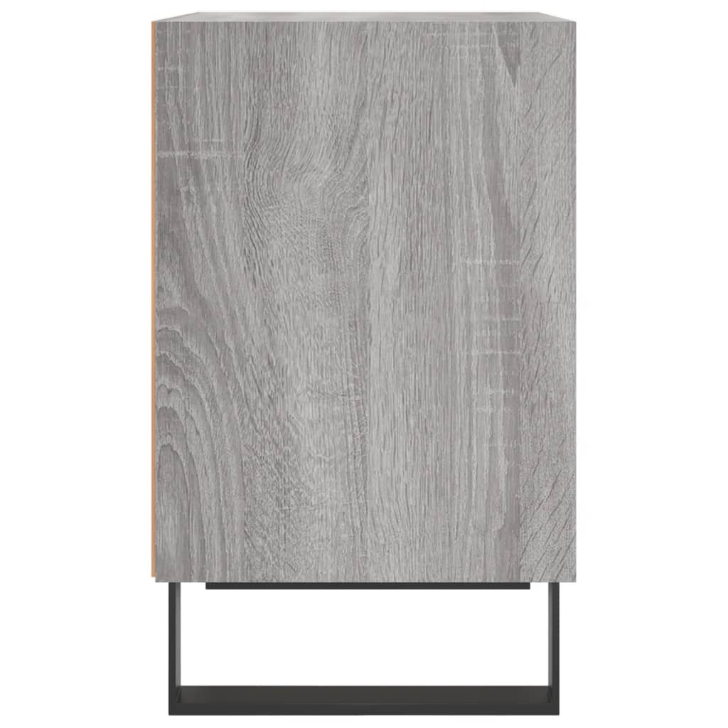Nachtkastjes 2 St 40X30X50 Cm Bewerkt Hout Grijs Sonoma Eiken