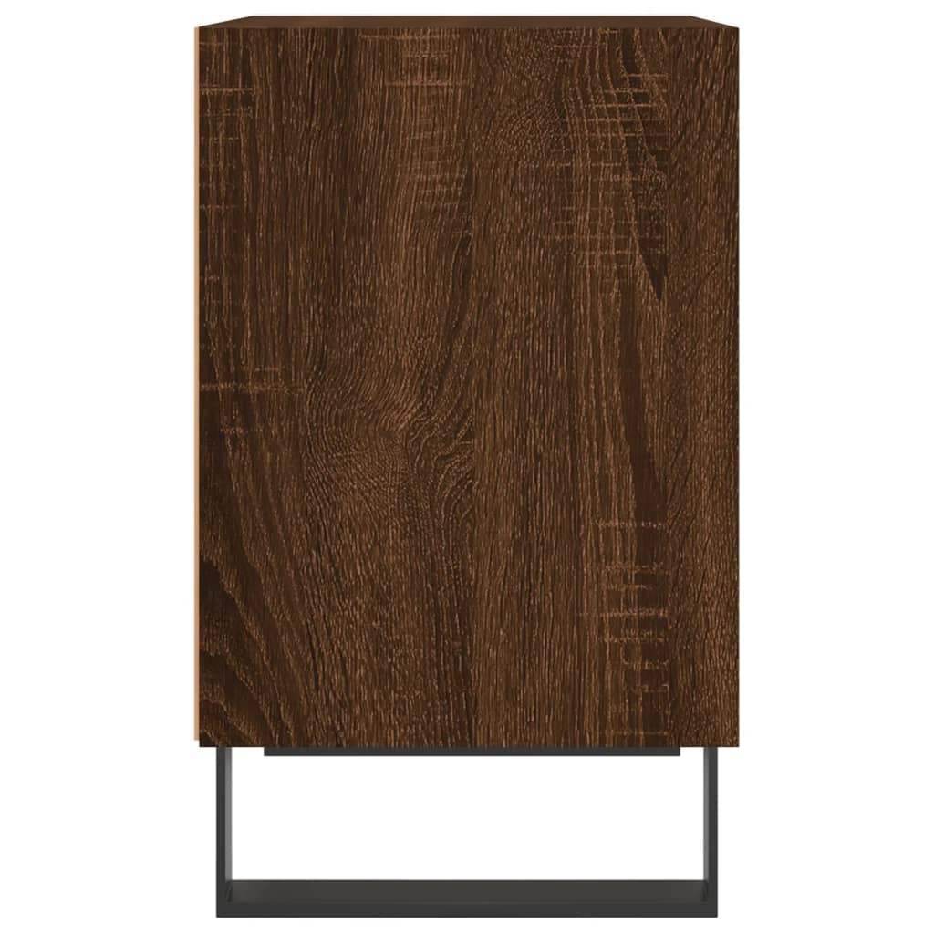 Nachtkastjes 2 St 40X30X50 Cm Bewerkt Hout Bruin Eikenkleur