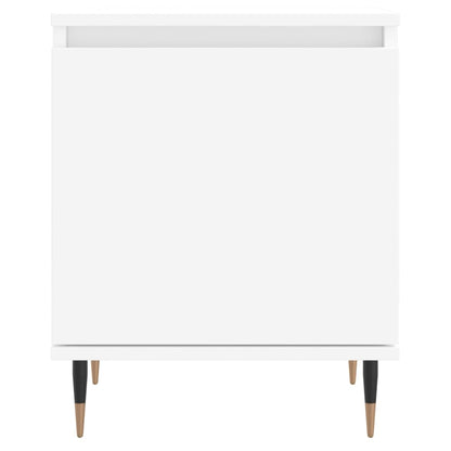 Nachtkastjes 40X30X50 Cm Bewerkt Hout 2 Wit