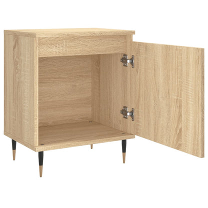 Nachtkastjes 40X30X50 Cm Bewerkt Hout Kleurig 2 Sonoma eiken