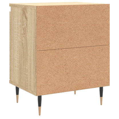 Nachtkastjes 40X30X50 Cm Bewerkt Hout Kleurig 2 Sonoma eiken