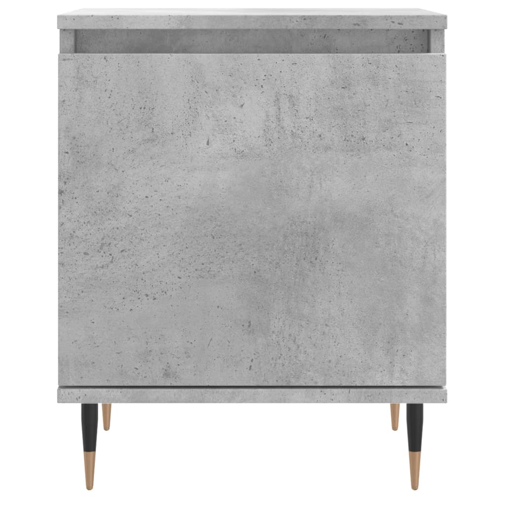 Nachtkastjes 40X30X50 Cm Bewerkt Hout 2 Betongrijs