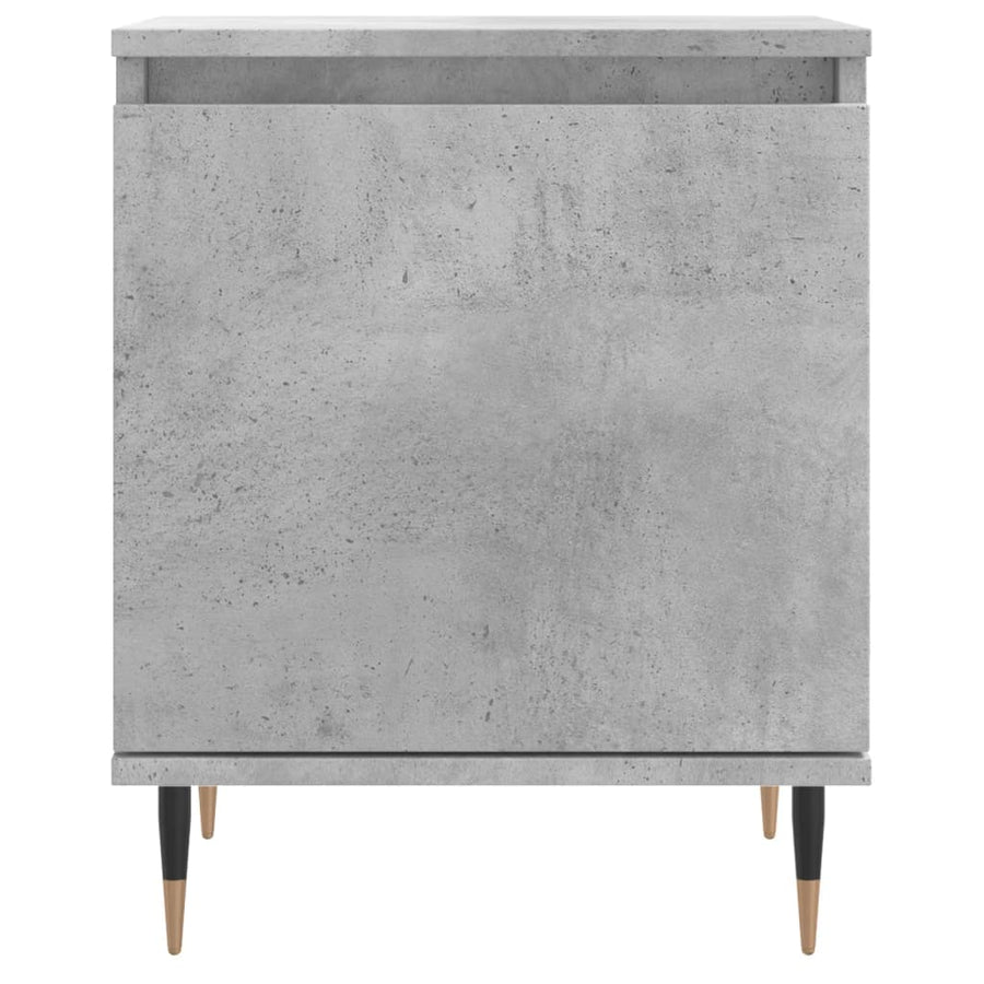 Nachtkastjes 40X30X50 Cm Bewerkt Hout 2 Betongrijs