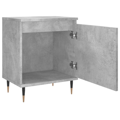 Nachtkastjes 40X30X50 Cm Bewerkt Hout 2 Betongrijs