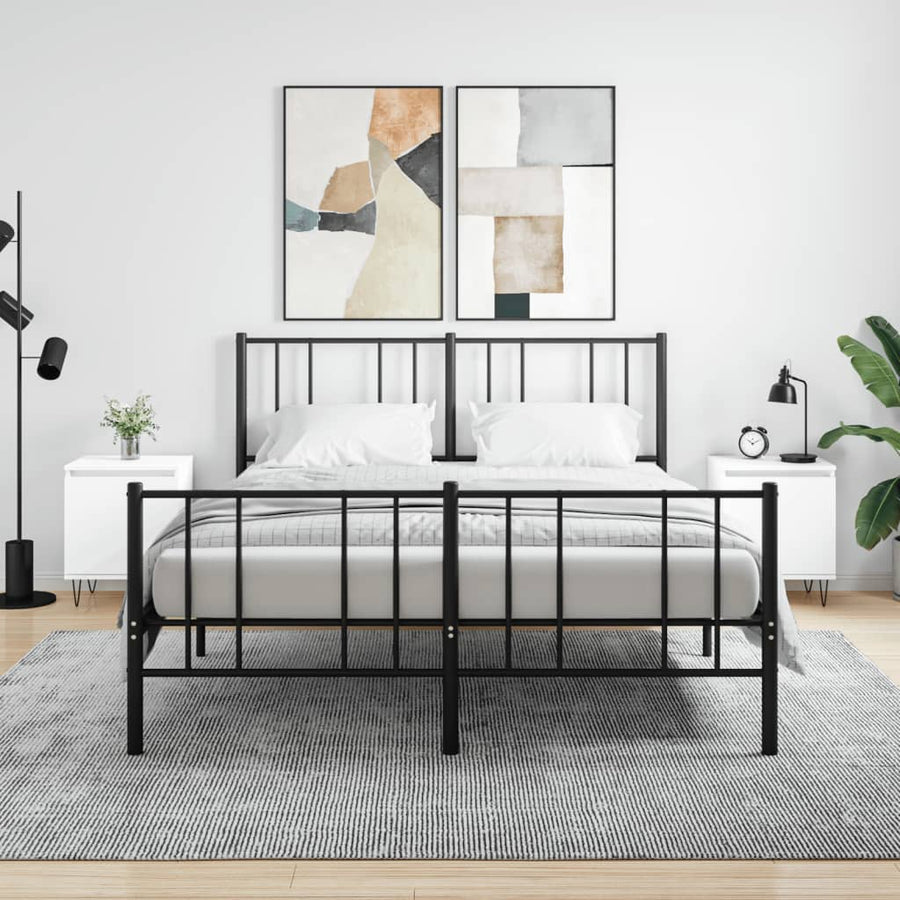 Nachtkastjes 2 St 40X30X50 Cm Bewerkt Hout Wit
