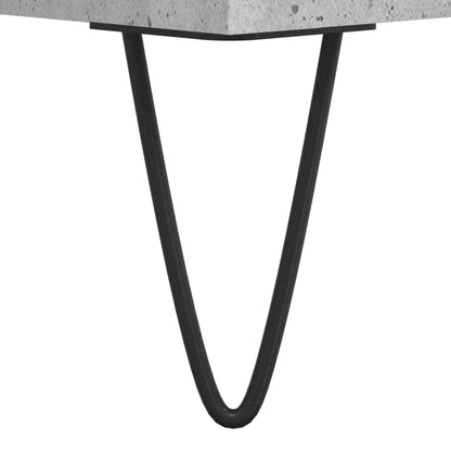 Nachtkastjes 2 St 40X30X50 Cm Bewerkt Hout Betongrijs